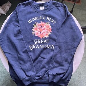 Worlds Best Great Grandma Crew Neck
